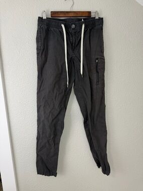 Vuori men’s Ripstop Climber Pant Charcoal Drawstring Jogger Pants Sz medium